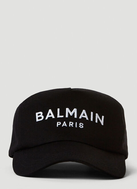 Balmain Logo Embroidery Baseball Cap Black bln0154001