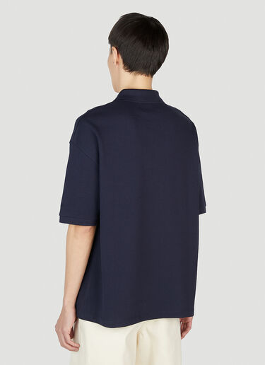 Raf Simons x Fred Perry Printed Polo Top Dark Blue rsf0152007