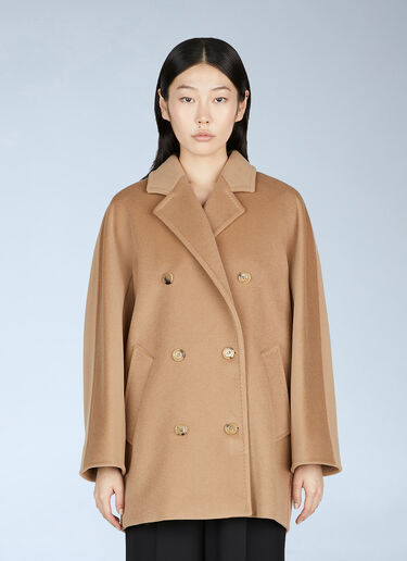 Max Mara Short 101801 Icon Coat Beige max0253018