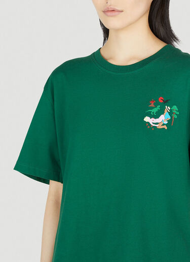 Carne Bollente Exploring Jurassic T-Shirt Green cbn0352012
