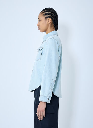 Bottega Veneta Extra Bleach Denim Shirt Blue bov0259005