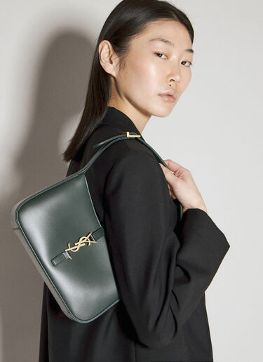 Saint Laurent Le 5 À 7 Hobo Shoulder Bag Green sla0254123