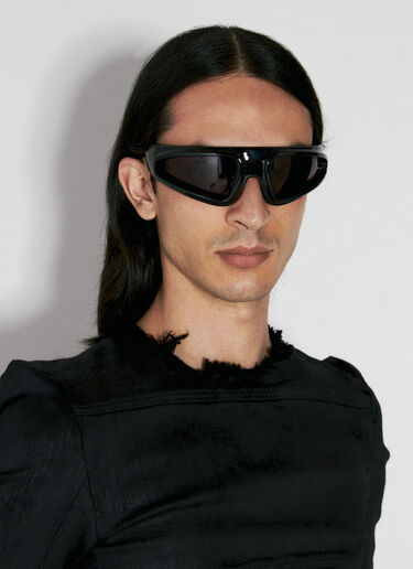 Rick Owens Ryder Sunglasses Black ris0356001