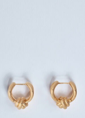 Bottega Veneta Knot Earrings Gold bov0259061