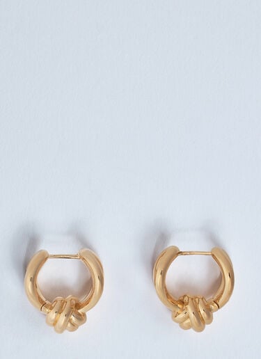 Bottega Veneta Knot Earrings Gold bov0259061