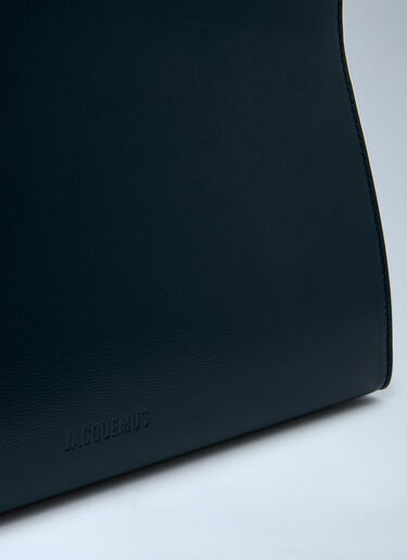 Jacquemus Le Salon Leather Shoulder Bag Black jac0264041