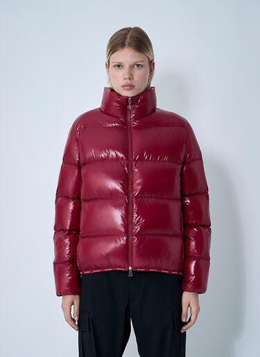 Moncler Abbadia Short Down Jacket Red mon0261006