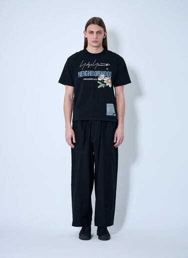 Yohji Yamamoto Drawstring Pants Black yoy0160001