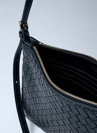 LN-CC® - Bottega Veneta: Intrecciato Piccolo Medium Pouch - Black Bottega Veneta Intrecciato Piccolo Medium Pouch Black bov0265049