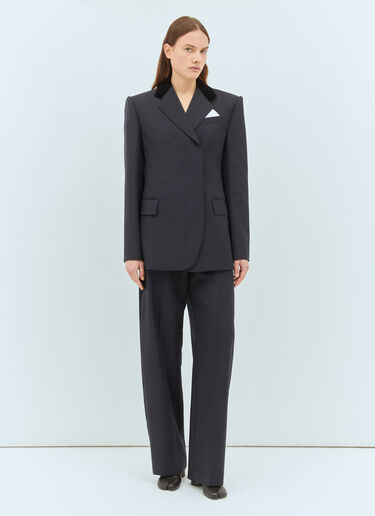Sportmax Stretch Wool Tailored Blazer Navy spx0258012