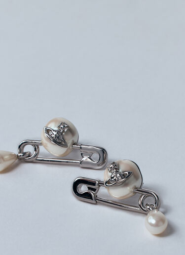 Vivienne Westwood Claude Small Stud Earrings Silver vvw0260027