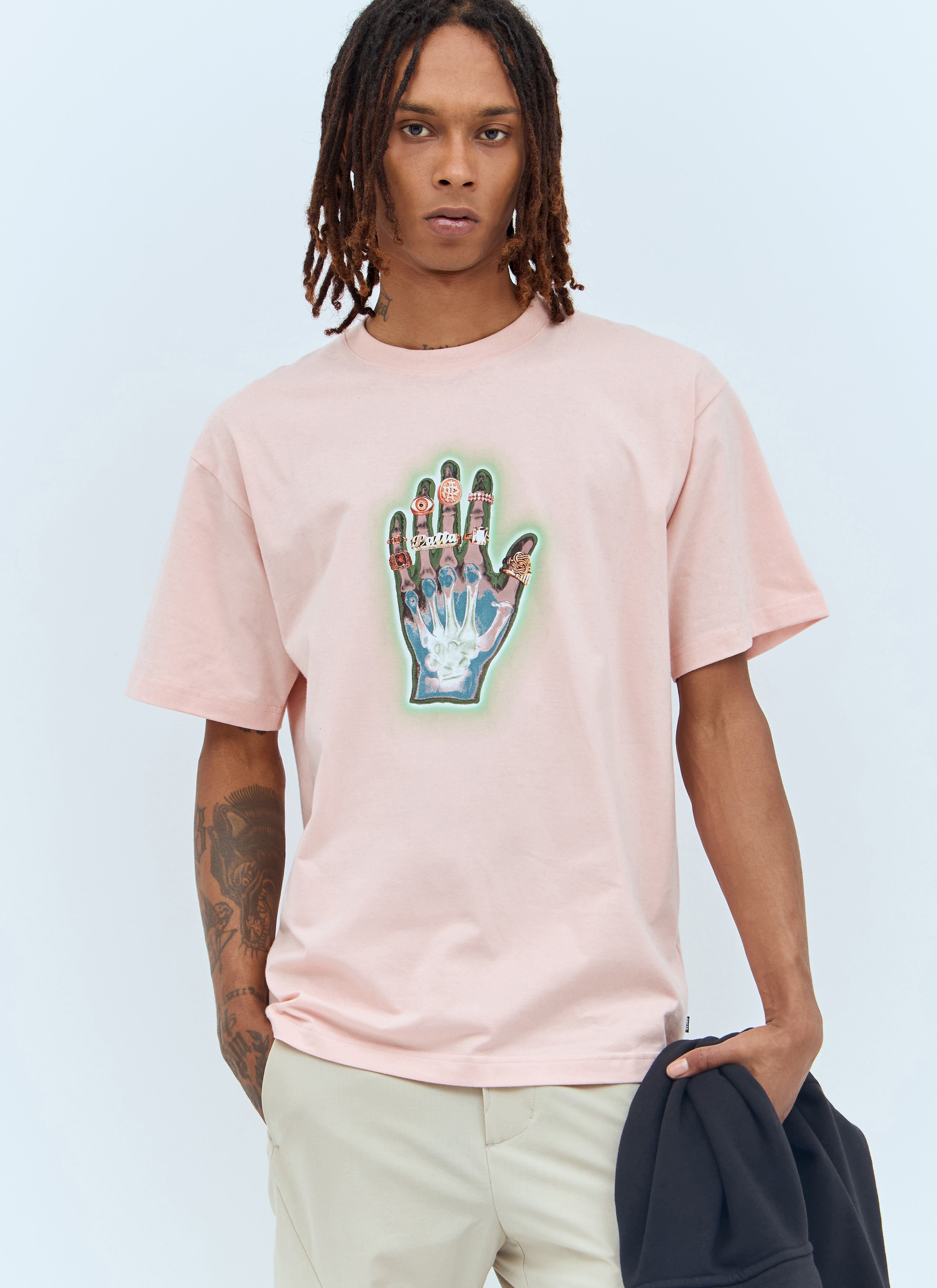 Miu Miu Healing Hands T-Shirt Beige miu0157006