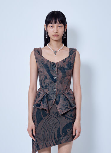 Vivienne Westwood Monday Vest Brown vvw0266006