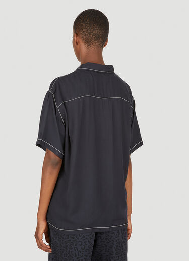 Contrast Pick Stitched Shirt Stüssy Contrast Pick Stitched Shirt Black sts0348005