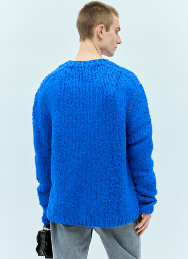 Acne Studios Knitted Alpaca Mix Sweater Blue acn0154019