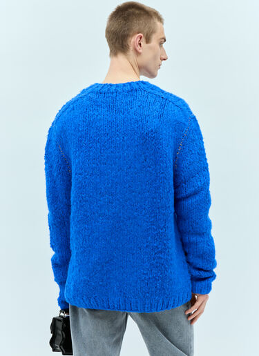 Acne Studios 针织羊驼毛混纺毛衣 蓝色 acn0154019