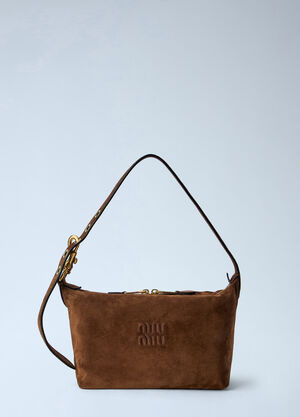 Miu Miu Spirit Suede Bag Brown miu0366055