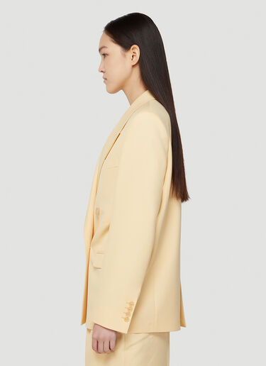 Acne Studios Double Breasted Blazer  Yellow acn0248041