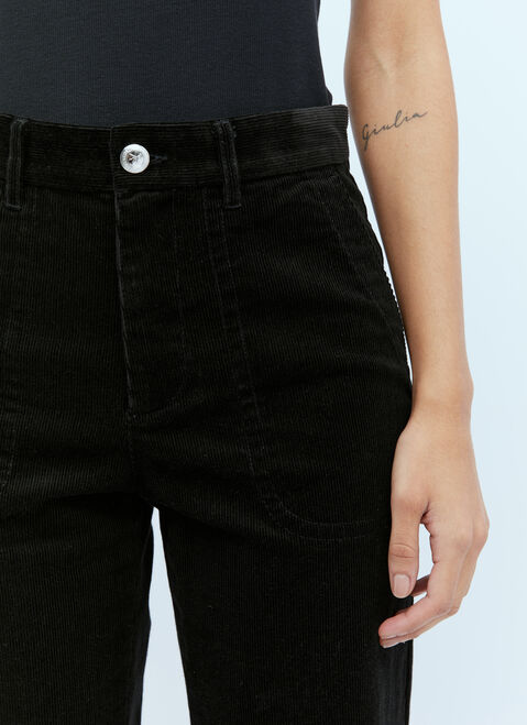 A.P.C. コーデュロイパンツ ブラック apc0248025