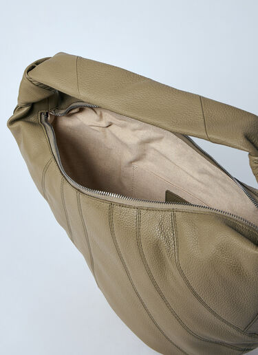 Lemaire Small Fortune Croissant Bag Khaki lem0260016