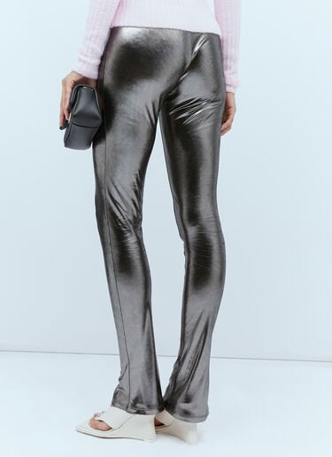 Blumarine Metallic Leggings Silver blm0254008