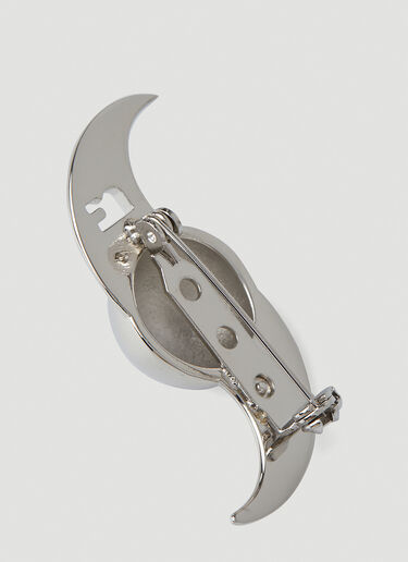 Raf Simons Space Spinner Brooch Silver raf0250021