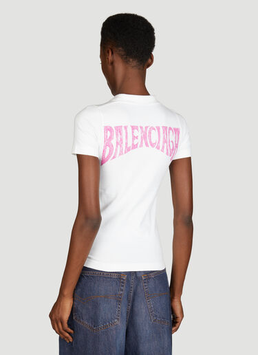 Balenciaga Paris Tropical T-Shirt White bal0255019