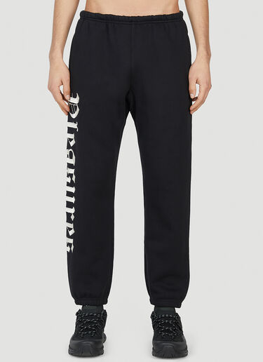 Pleasures Burnout Track Pants Black pls0151005