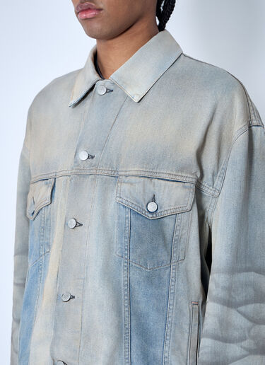 Acne Studios Distressed Denim Jacket Light Blue acn0159003