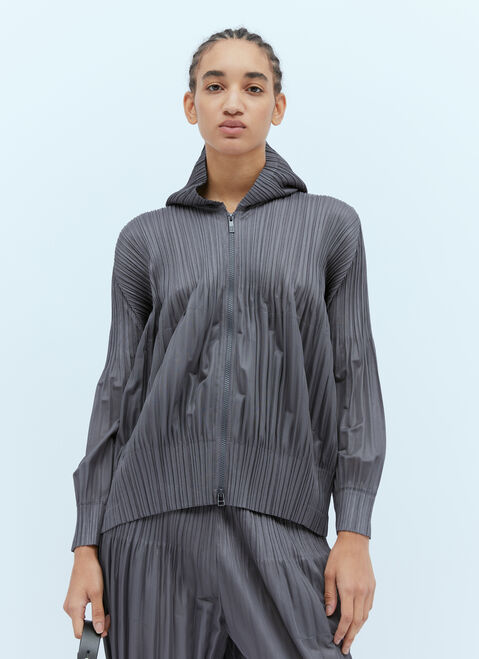 Gucci Hooded Pleated Sweatshirt Black guc0253069