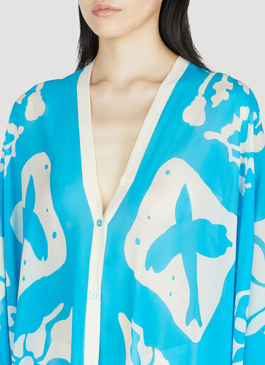 Rodebjer Agave Youthquake Kaftan Dress Blue rdj0252012