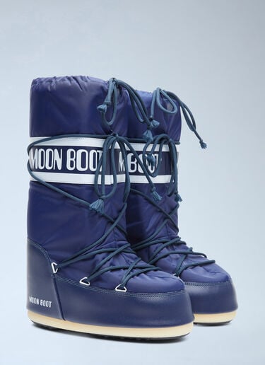 Moon Boot Icon Nylon Boots Blue mnb0354003