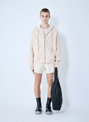 Rick Owens 집업 후드티셔츠  베이지 ric0159034