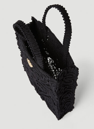 Woven Tote Bag Dolce & Gabbana Woven Tote Bag Black dol0251032