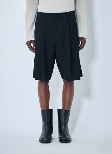 The Row Sayed Wool Shorts Black row0164003
