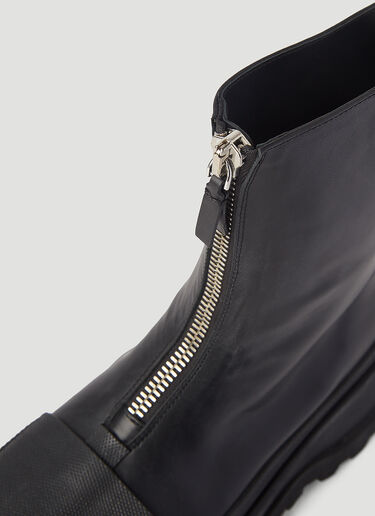 Jil Sander Zip-Up Boots Black jil0245056