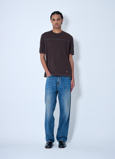 Noah Football T-Shirt Brown noa0160004