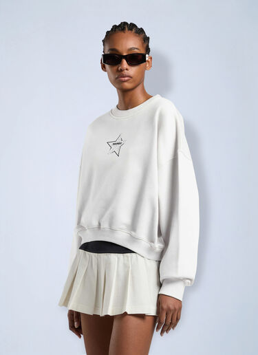 LN-CC® - Palm Angels: Icon Palm Loose Crop Crew - Black Palm Angels Icon Palm Loose Crop Crew Black pma0266058