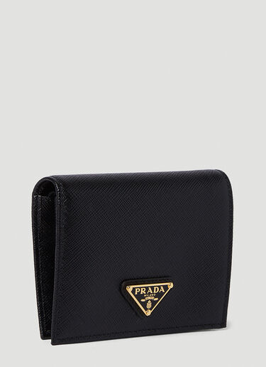 Prada Triangle Logo Bifold Wallet Black pra0250013
