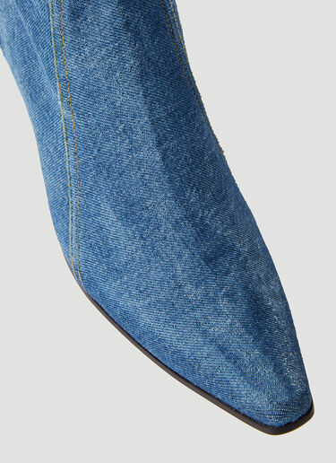 Acne Studios 데님 포인티드 토 부츠 블루 acn0252033
