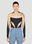 Mugler 컷아웃 일루전 보디슈트 블랙 mug0351001