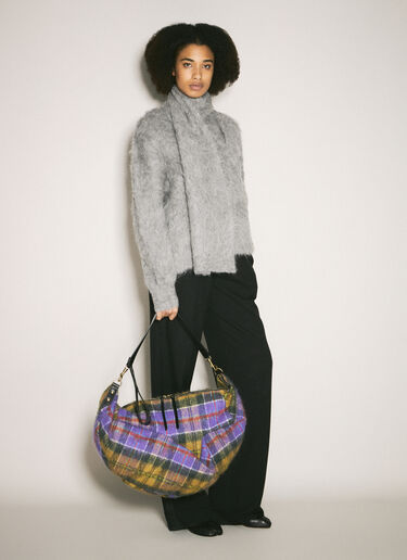 Vivienne Westwood Agnes Large Shoulder Bag Purple vvw0258004