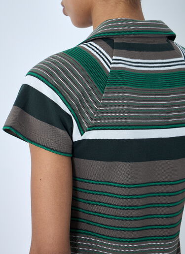 Slim Fit Striped Piqué Polo Shirt Lacoste Slim Fit Striped Piqué Polo Shirt Green lac0264002