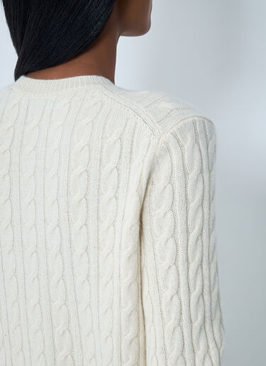 Cable Knit Cardigan Lacoste Cable Knit Cardigan Cream lac0262005