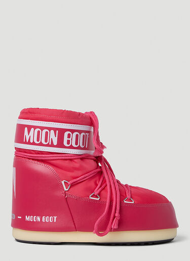Moon Boot 아이콘 로우 스노우 부츠 핑크 mnb0350016