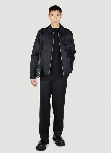 Mock Neck T-Shirt Jil Sander Mock Neck T-Shirt Black jil0151002