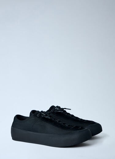 Stone Island Mesh Low-Top Sneakers Black sto0164096