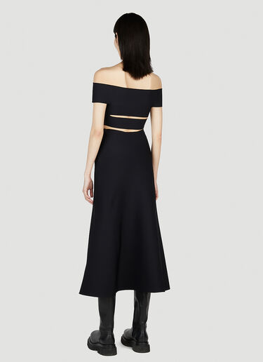 Cut Out Dress Alexander McQueen Cut Out Dress Black amq0252023