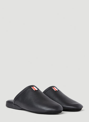 Thom Browne Three-Stripe Tab Slip Ons Black thb0151017