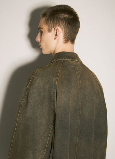MM6 Maison Margiela 牛仔风衣 棕色 mmm0158001